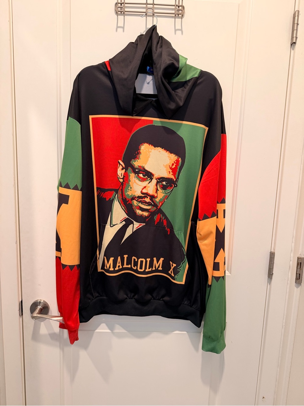 DYKHMILY Malcolm X Pan-African Hoodie 2XL